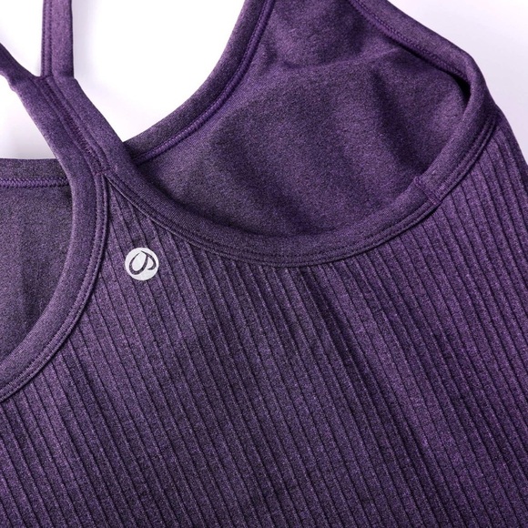NWT CRZ Yoga Tank Built In Bra Berry Purple XS 0/2 - Picture 8 of 8